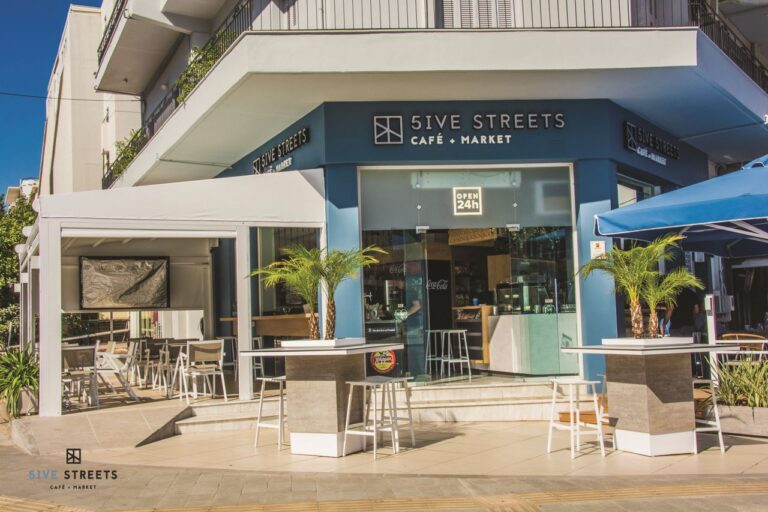 Από την πρώτη εικόνα το 5ive streets cafe + market αξίζει τον κόπο να το ζεις!